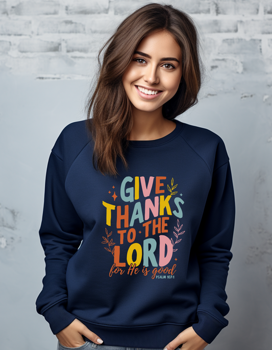 Give Thanks To The Lord Sweater
