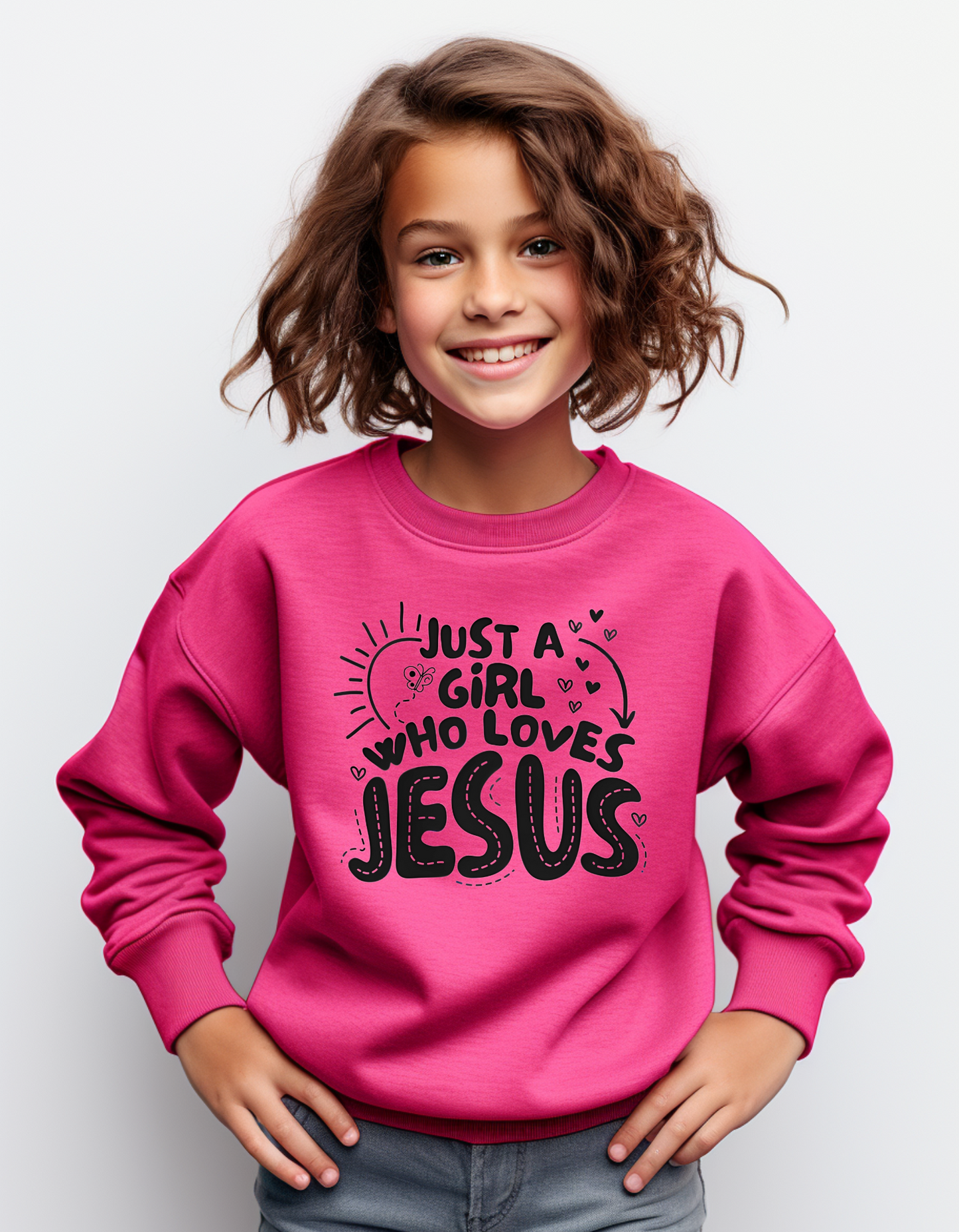 Just A Girl Who Loves Jesus Sweater