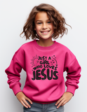Just A Girl Who Loves Jesus Sweater