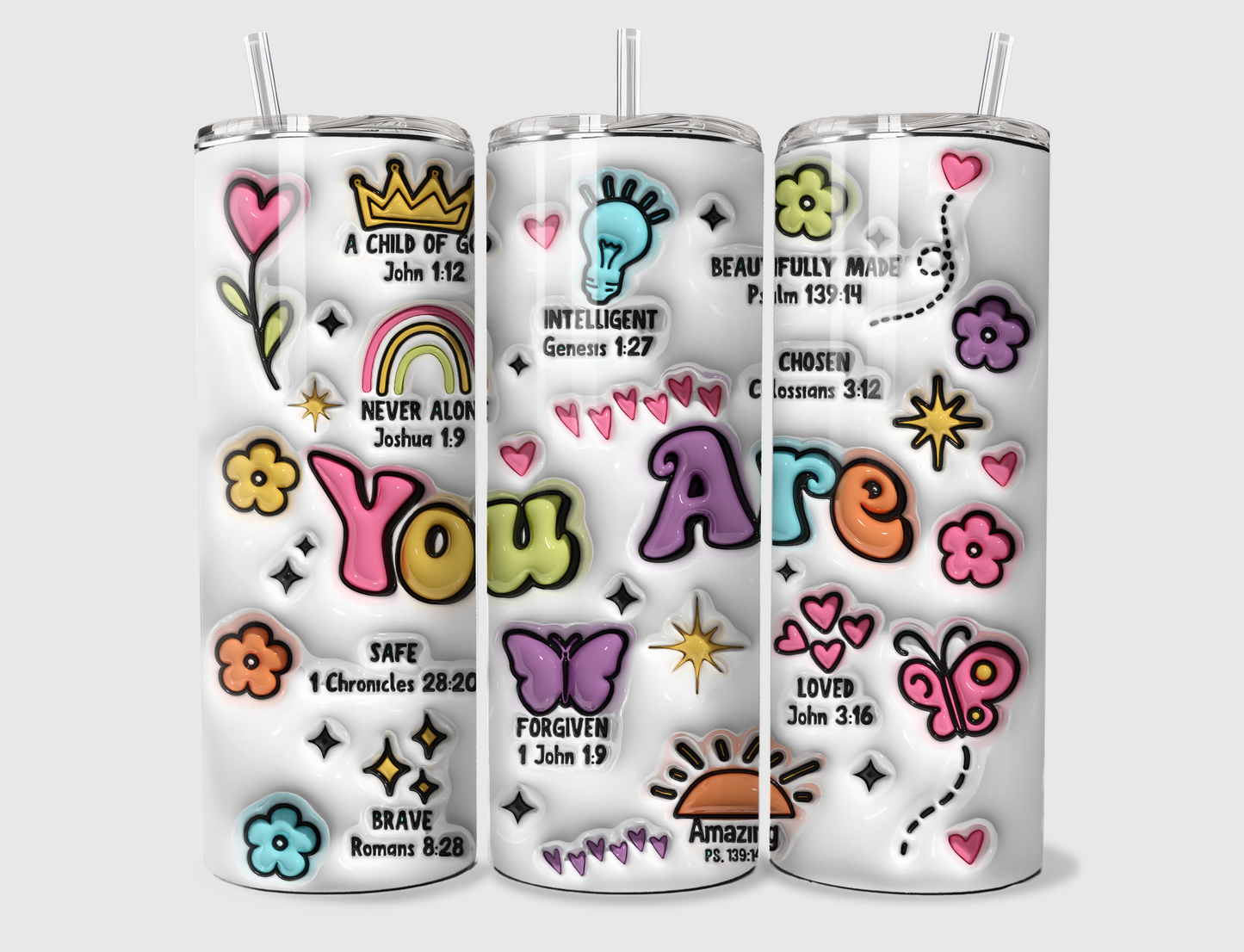 You Are God 20oz Skinny Tumbler