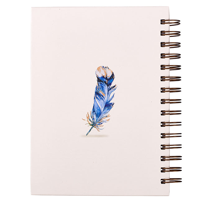 He Will Cover You With His Feathers Spiral-bound Journal