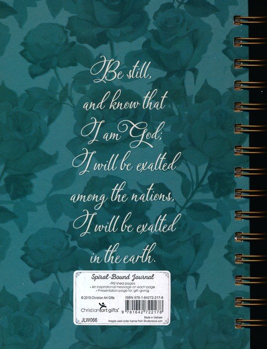 Be Still and Know, Spiral-bound Journal