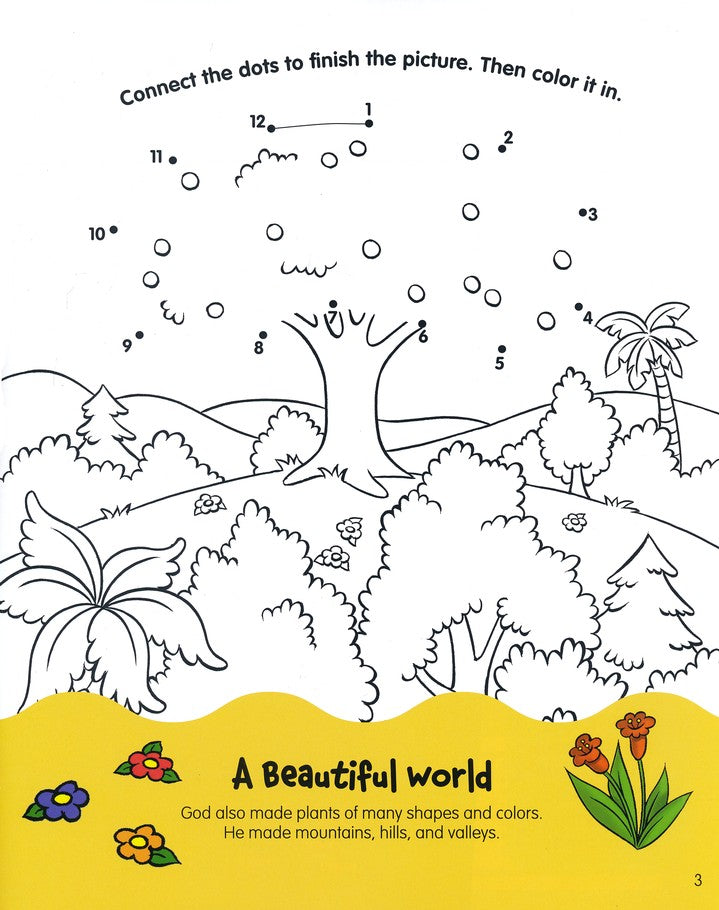 The Beginner's Bible Wild About Creation Sticker and Activity Book