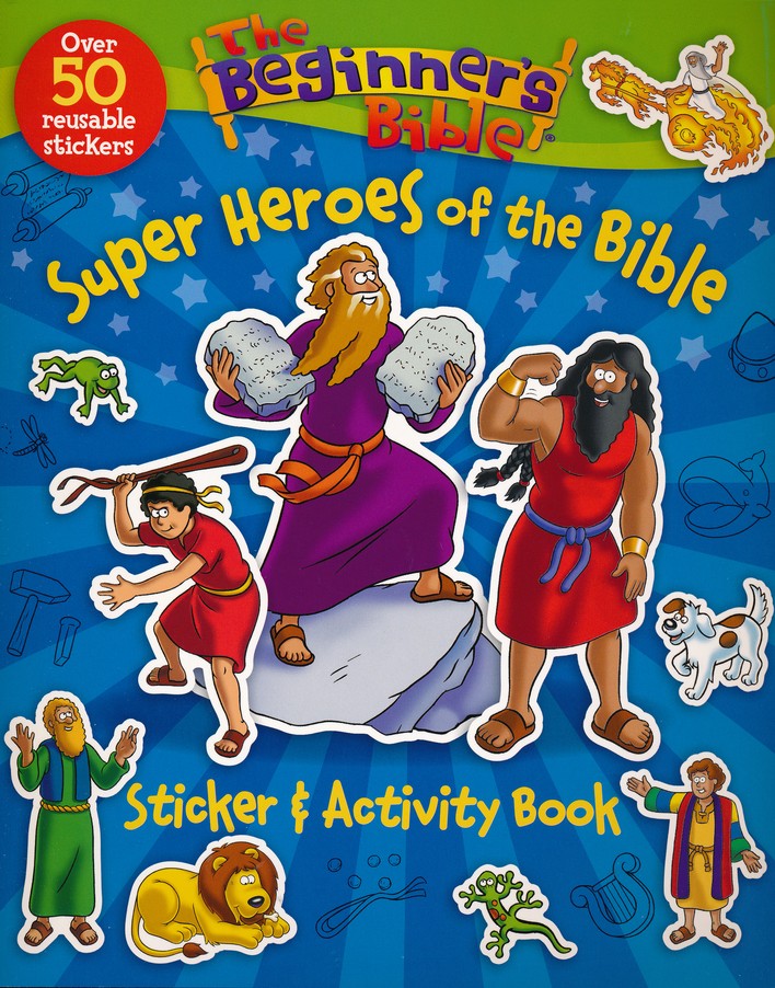 The Beginner's Bible Super Heroes of the Bible Sticker and Activity Book