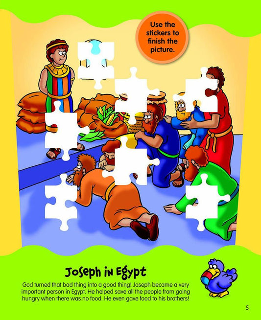 The Beginner's Bible Super Heroes of the Bible Sticker and Activity Book