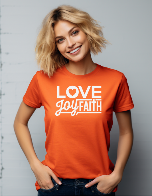 Love Joy Faith T-shirt