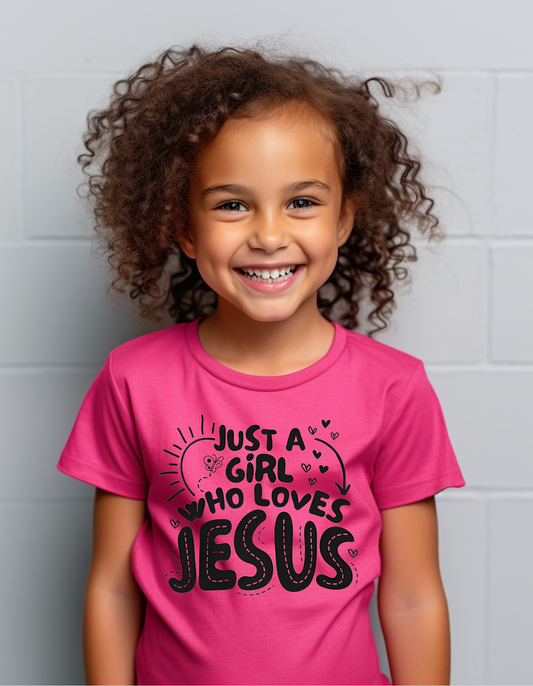 Just A Girl Who Loves Jesus T-shirt