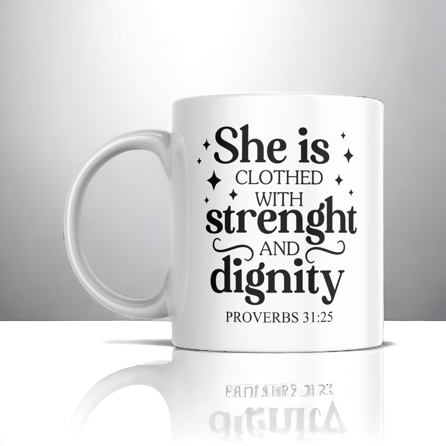 Clothed in Strength 11oz Mug