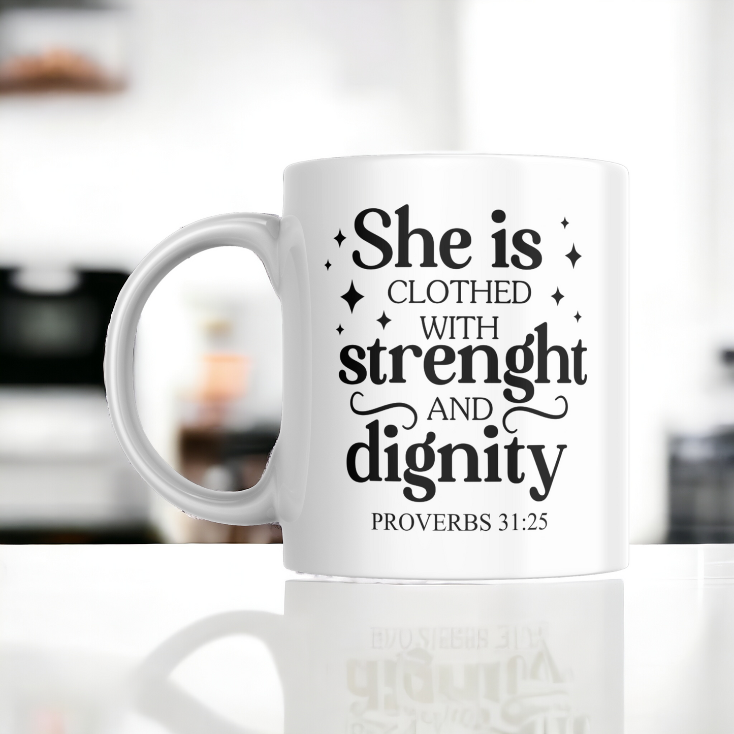 Clothed in Strength 11oz Mug