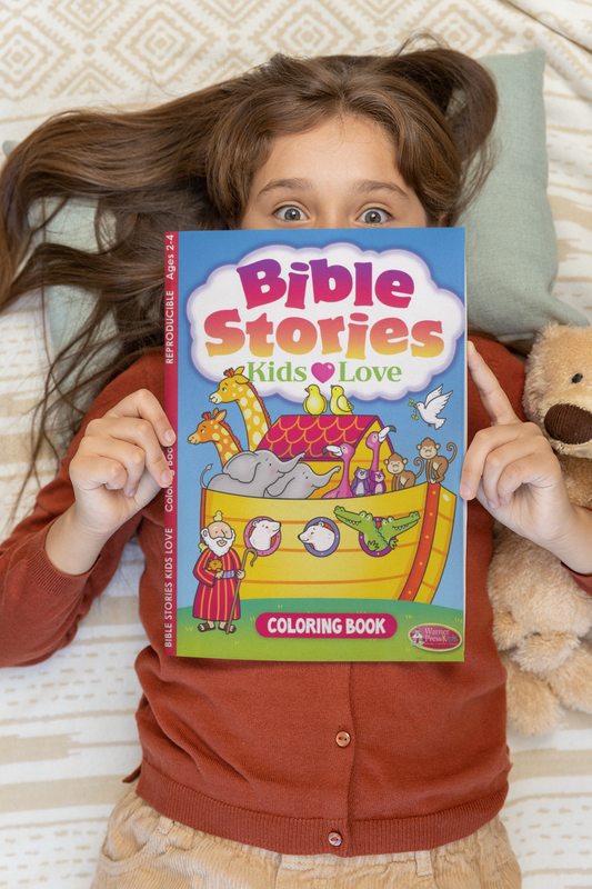 Bible Stories Kids Love Coloring Book (ages 2 to 4)